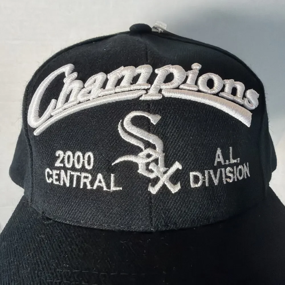 Vintage Puma Chicago White Sox 2000 A.L. Central Division Champs MLB Hat